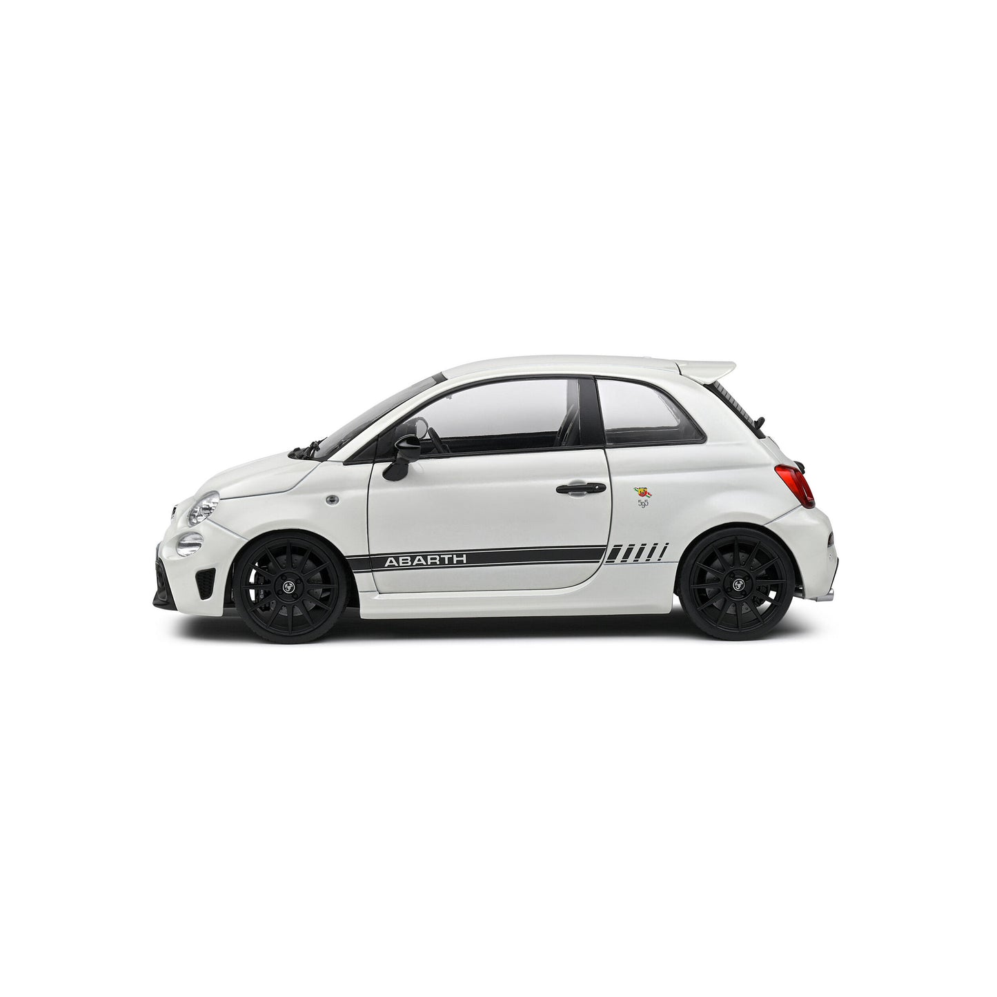 Mô hình xe Solido 1/18 Fiat F595 Abarth – Ghiaccio White – 2022