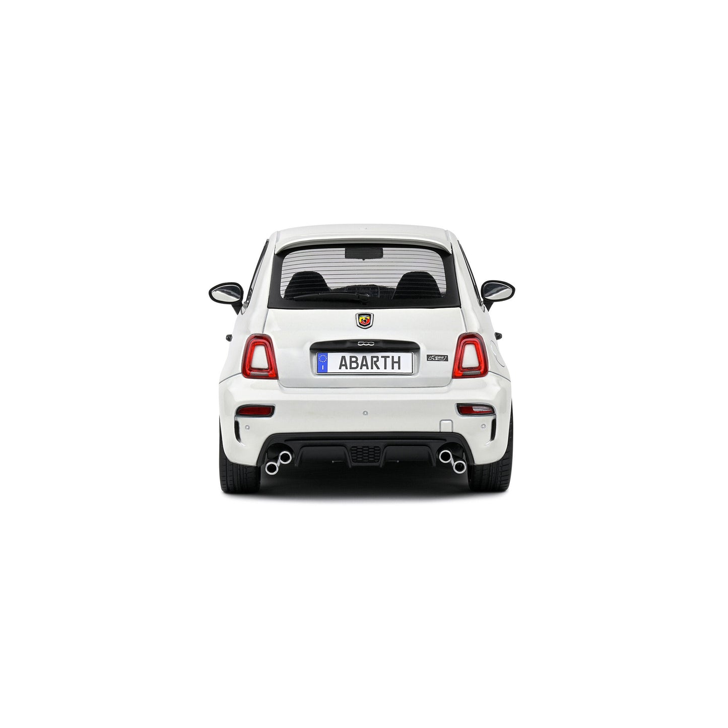 Mô hình xe Solido 1/18 Fiat F595 Abarth – Ghiaccio White – 2022