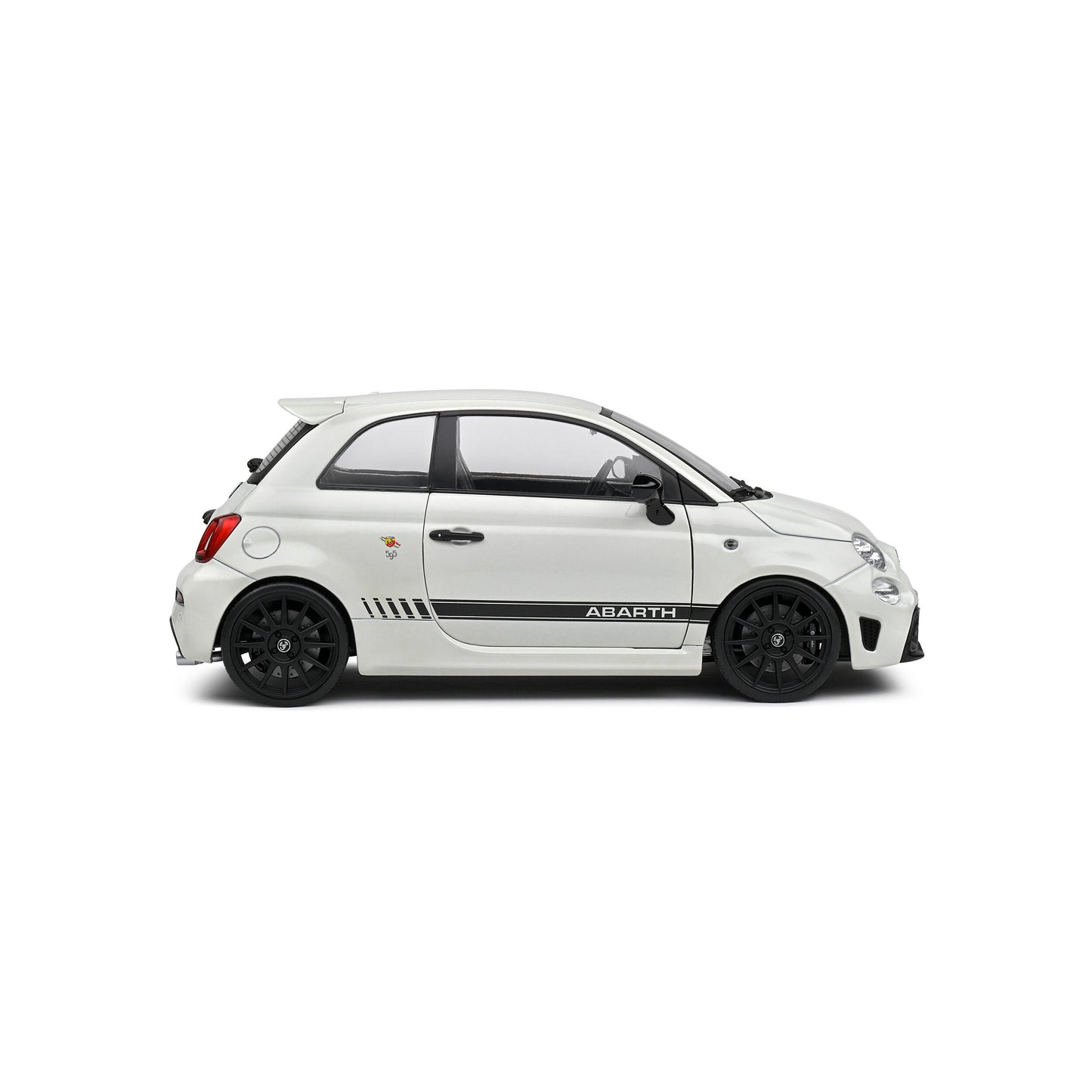 Mô hình xe Solido 1/18 Fiat F595 Abarth – Ghiaccio White – 2022
