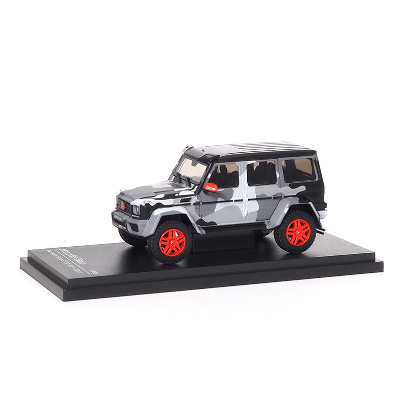 Mô hình xe ARbox(Almost Real) 1:64 Mercedes-Benz G 550 4X4² 2017 Grey Camouflage - 620205001