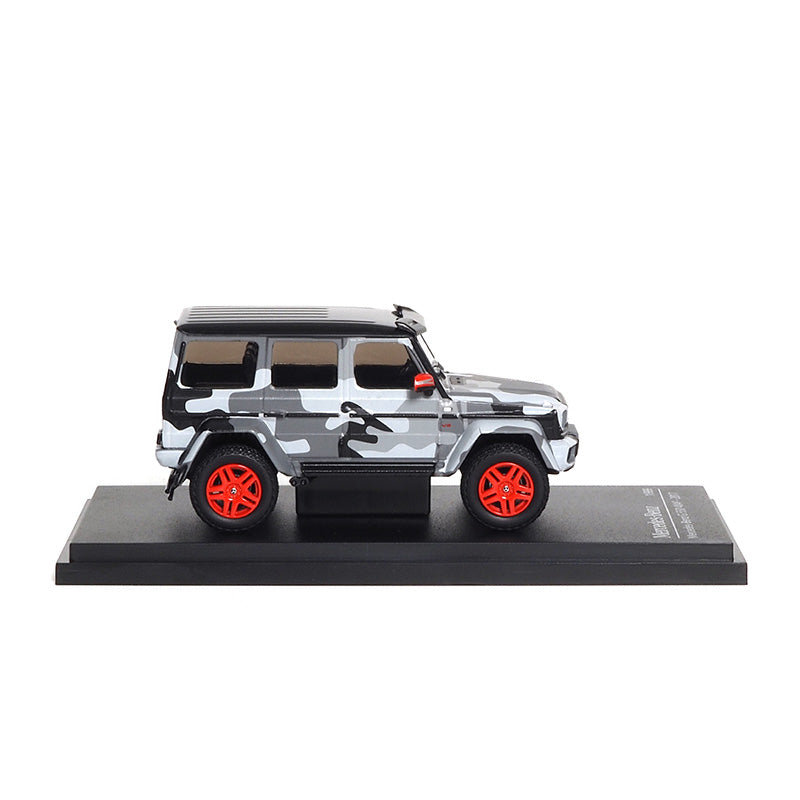 Mô hình xe ARbox(Almost Real) 1:64 Mercedes-Benz G 550 4X4² 2017 Grey Camouflage - 620205001