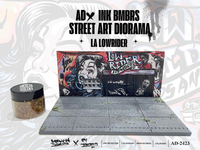 Mô hình nhân vật American Diorama 1:64 Street Art Diorama - LA Lowrider