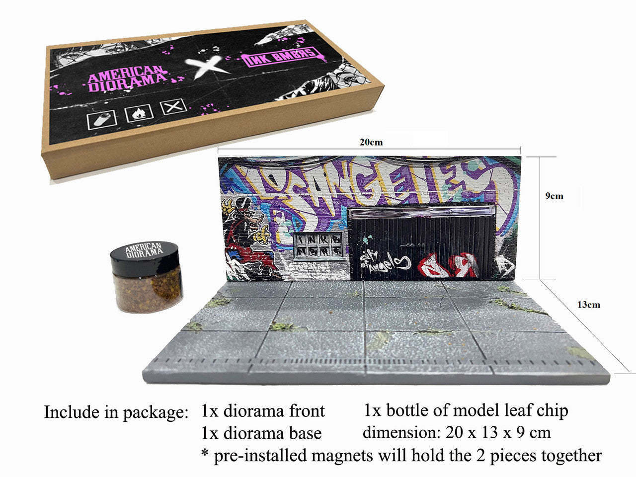 Mô hình nhân vật American Diorama 1:64 Street Art Diorama - LA Graffiti