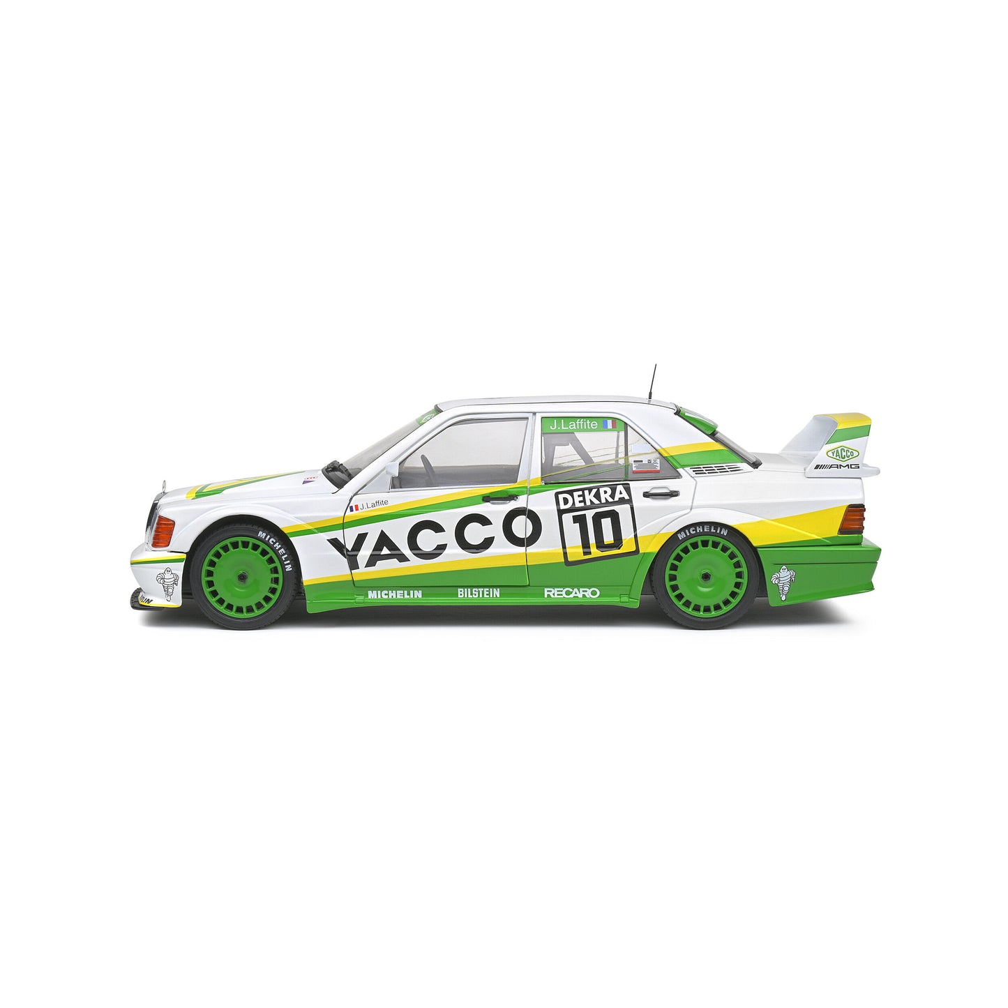 Mô hình xe Solido 1/18 Mercedes-Benz 190 EVO II – DTM – 1991 – #10 J.LAFFITE