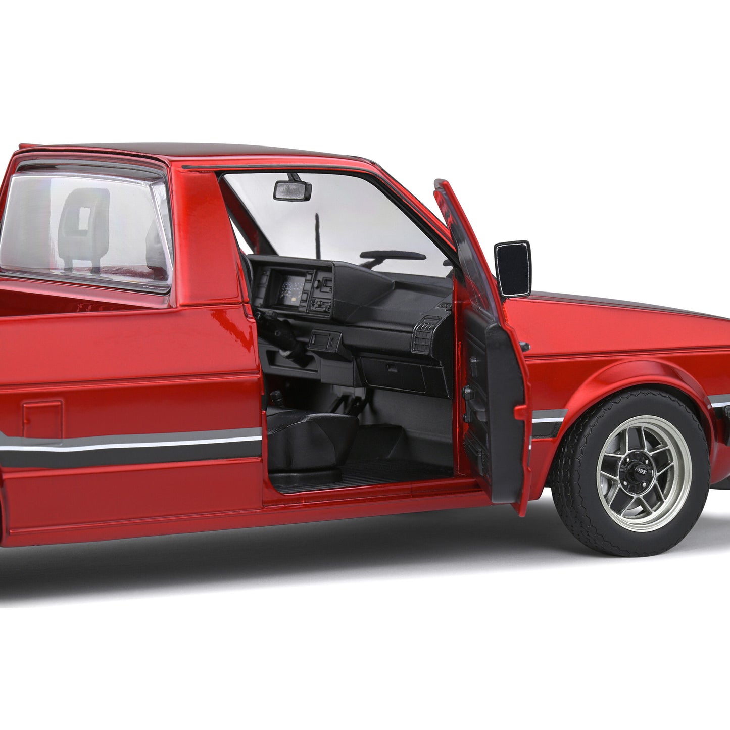Mô hình xe Solido 1/18 Volkswagen Caddy Mk.1 – Red Custom – 1982