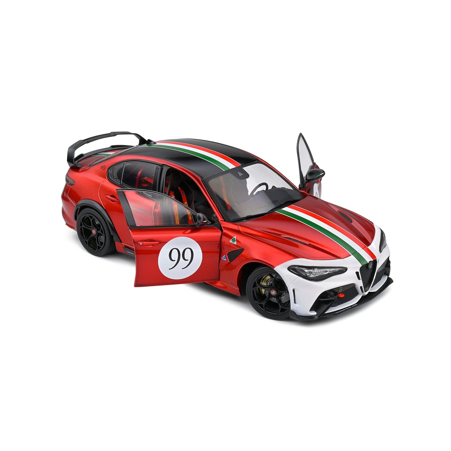 Mô hình xe Solido 1/18 Alfa Romeo Giulia GTA-M Tricolore Mugello 1969 Livery – 2022
