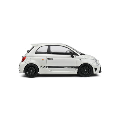 Mô hình xe Solido 1/18 Fiat F595 Abarth – Ghiaccio White – 2022