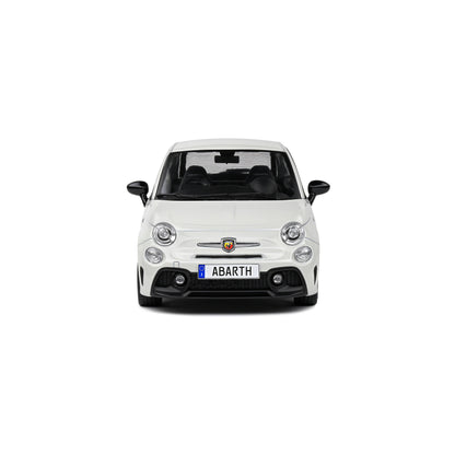 Mô hình xe Solido 1/18 Fiat F595 Abarth – Ghiaccio White – 2022