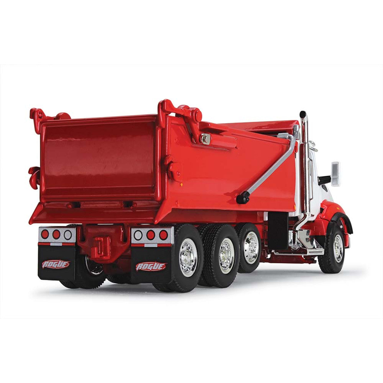 Mô hình xe DCP 1:64White/Viper Red Kenworth T880 Rogue Dump 60-1415
