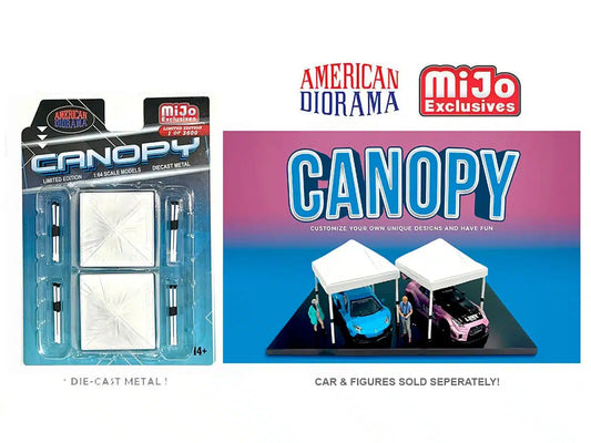 Mô hình nhân vật Am·erican Diorama 1:64 Figure diecast - Canopy (White)