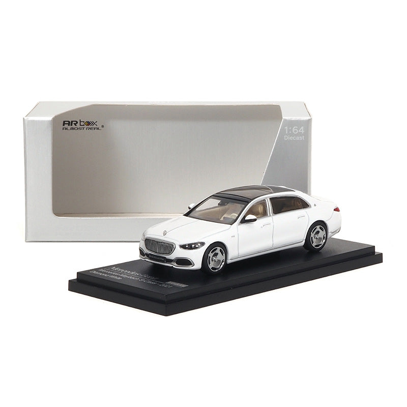 Mô hình xe ARbox(Almost Real) 1:64 Mercedes-Maybach S-Class 2021 Diamond White - 620116001