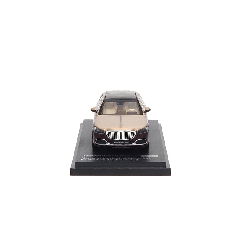 Mô hình xe ARbox(Almost Real) 1:64 Mercedes-Maybach S-Class 2021 Kalahari Gold/Tourmaline Red - 620122001