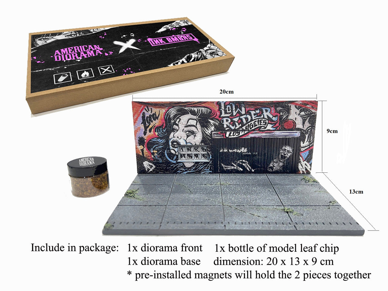 Mô hình nhân vật American Diorama 1:64 Street Art Diorama - LA Lowrider