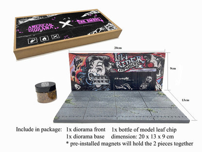 Mô hình nhân vật American Diorama 1:64 Street Art Diorama - LA Lowrider