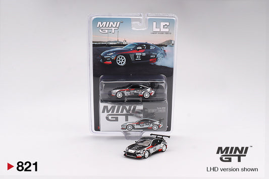 Mô hình xe Mini GT 1:64 Toyota GR86 Larry Chen’s HKS Turbocharged GR86 2024 LADC@Petersen Automotive Museum Exclusive - MGT00821