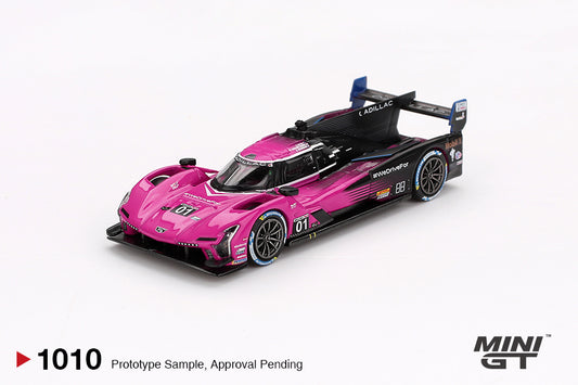 Mô hình xe Mini GT 1:64 Cadillac V-Series.R #01 Cadillac Racing 2024 IMSA Petit Le Mans - MGT01010