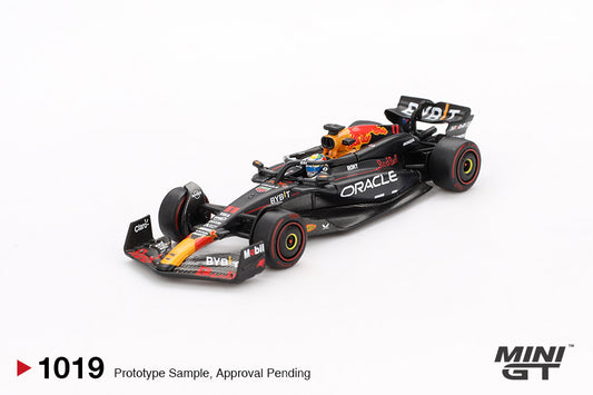 Mô hình xe Mini GT 1:64 Oracle Red Bull Racing RB20 #11 Sergio Pérez 2024 F1  2024 Bahrain GP 2nd Place - MGT01019