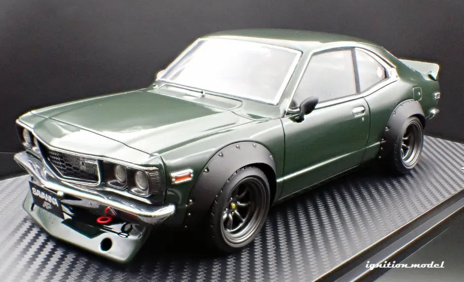 [PRE-SALE Q4/2025] Mô hình xe Ignition Model 1:18 Mazda Savanna (S124A) Semi Works Green - IG3729