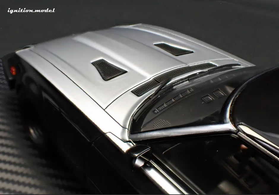 [PRE-SALE Q1/2025] Mô hình xe Ignition Model 1:18 Nissan Fairlady Z (S130) Black/Silver - IG3517