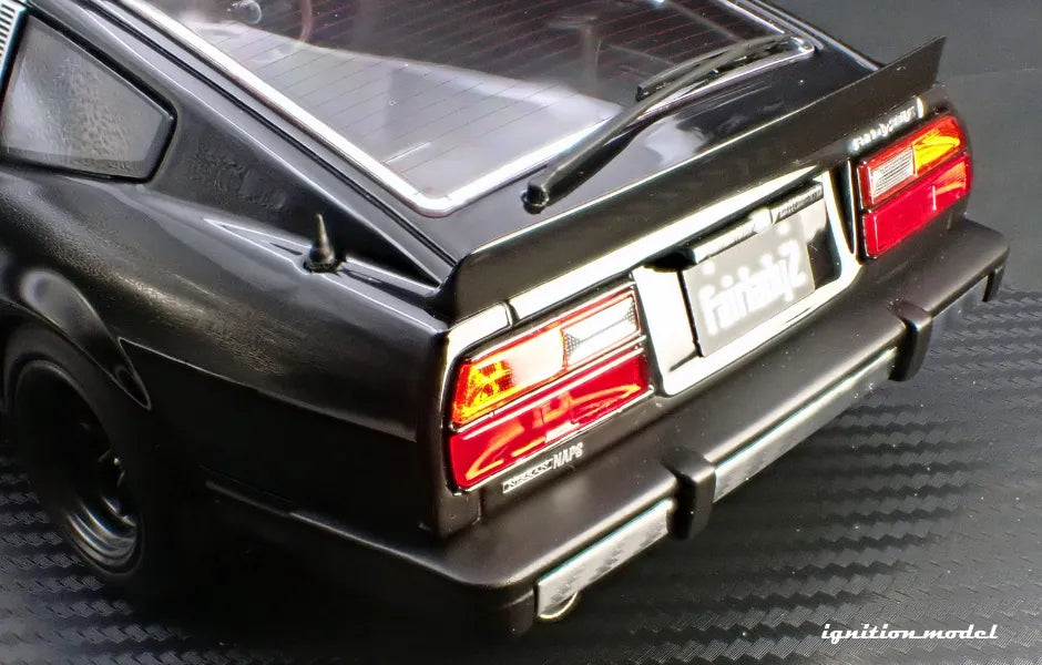 [PRE-SALE Q1/2025] Mô hình xe Ignition Model 1:18 Nissan Fairlady Z (S130) Black/Silver - IG3517