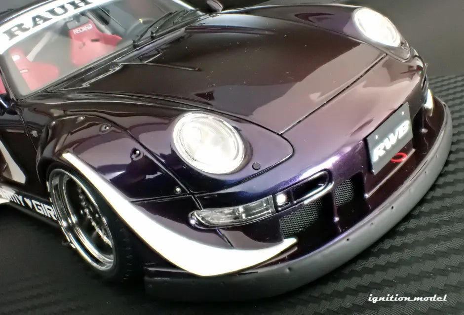 [PRE-SALE Q4/2025] Mô hình xe Ignition Model 1:18 RWB 993 Purple Metallic - IG3739