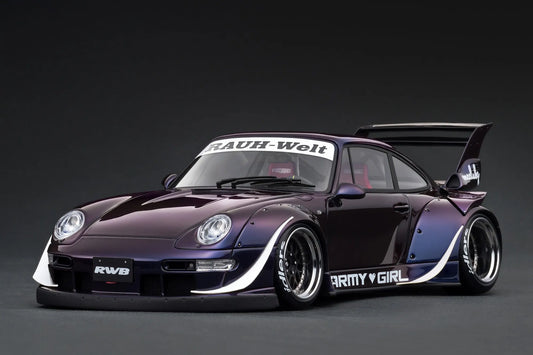[PRE-SALE Q3/2025] Mô hình xe Ignition Model 1:18 RWB 993 Purple Metallic - IG3623
