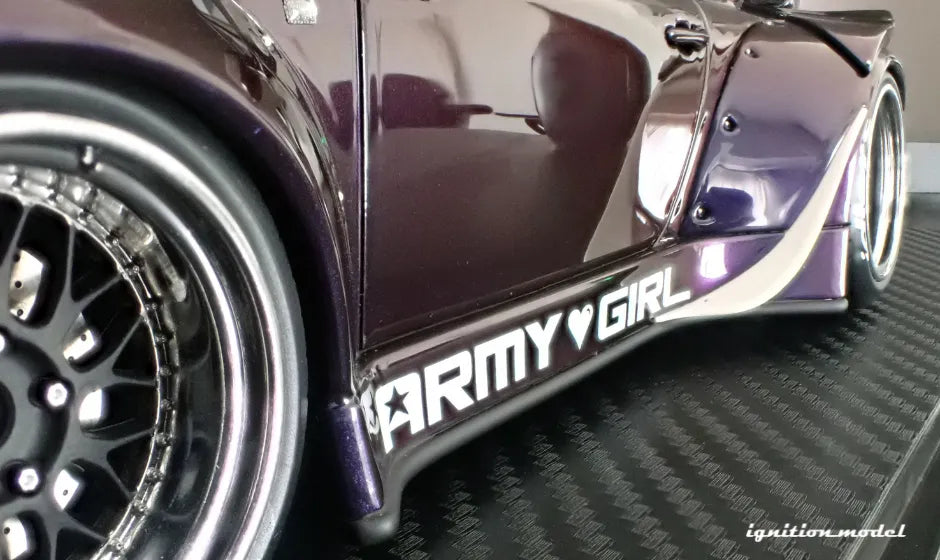 [PRE-SALE Q4/2025] Mô hình xe Ignition Model 1:18 RWB 993 Purple Metallic - IG3739