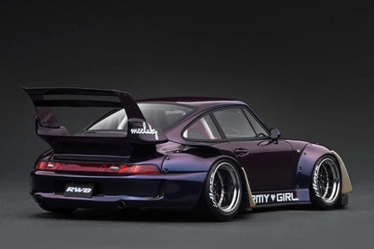 [PRE-SALE Q4/2025] Mô hình xe Ignition Model 1:18 RWB 993 Purple Metallic - IG3739