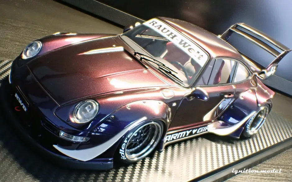 [PRE-SALE Q4/2025] Mô hình xe Ignition Model 1:18 RWB 993 Purple Metallic - IG3739
