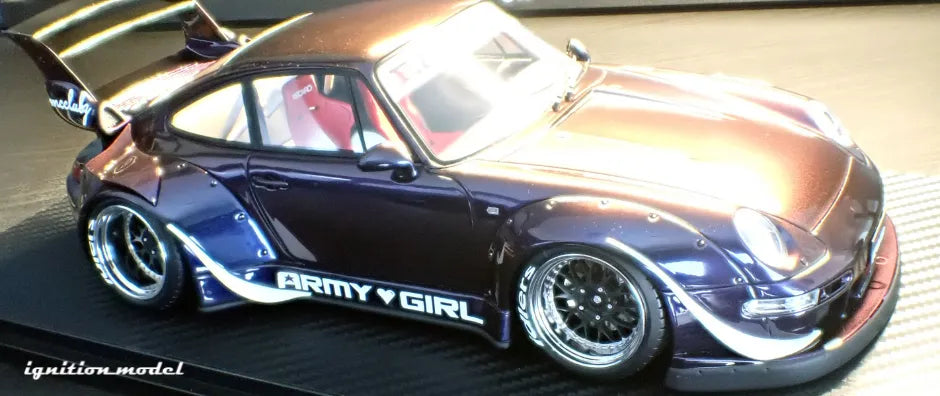 [PRE-SALE Q4/2025] Mô hình xe Ignition Model 1:18 RWB 993 Purple Metallic - IG3739