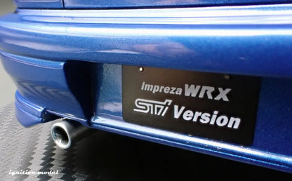[PRE-SALE Q3/2025] Mô hình xe Ignition Model 1:18 SUBARU Impreza WRX Type R Sti Version V (GC8) Blue Metallic - IG3540