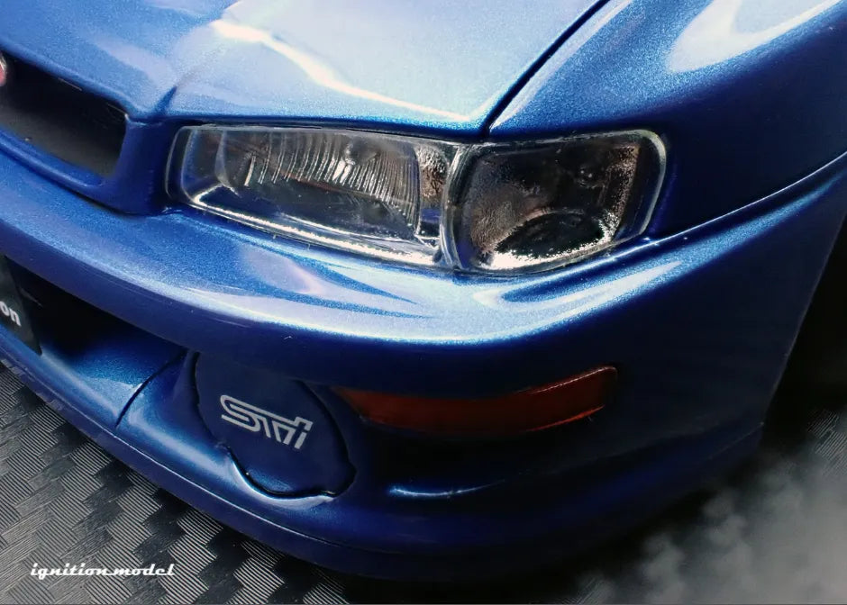 [PRE-SALE Q3/2025] Mô hình xe Ignition Model 1:18 SUBARU Impreza WRX Type R Sti Version V (GC8) Blue Metallic - IG3540