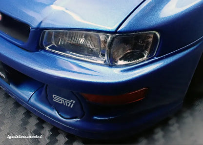 [PRE-SALE Q3/2025] Mô hình xe Ignition Model 1:18 SUBARU Impreza WRX Type R Sti Version V (GC8) Blue Metallic - IG3540