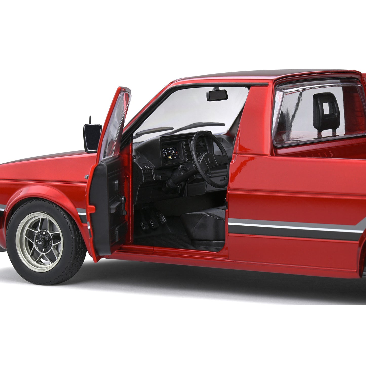 Mô hình xe Solido 1/18 Volkswagen Caddy Mk.1 – Red Custom – 1982